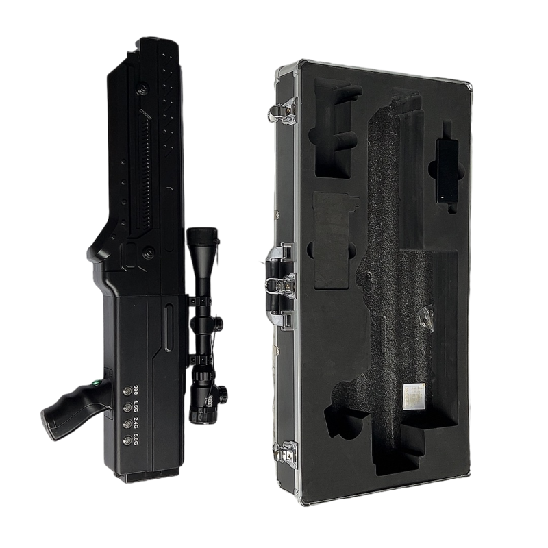  沙湖原种场手持便携式枪型低空防御反制四通道A型