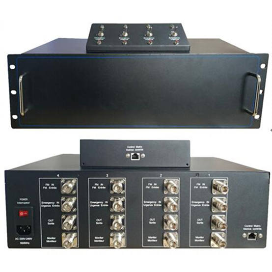  沙湖原种场FM应急广播插播控制器